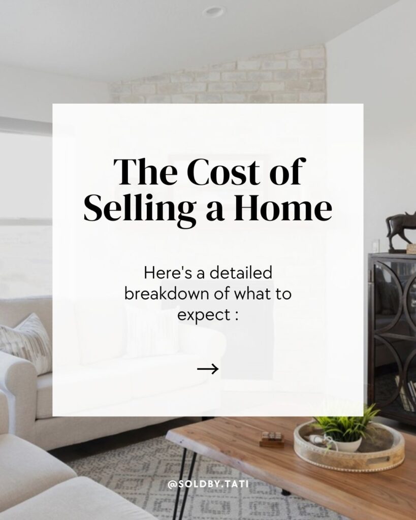 The cost of selling a house